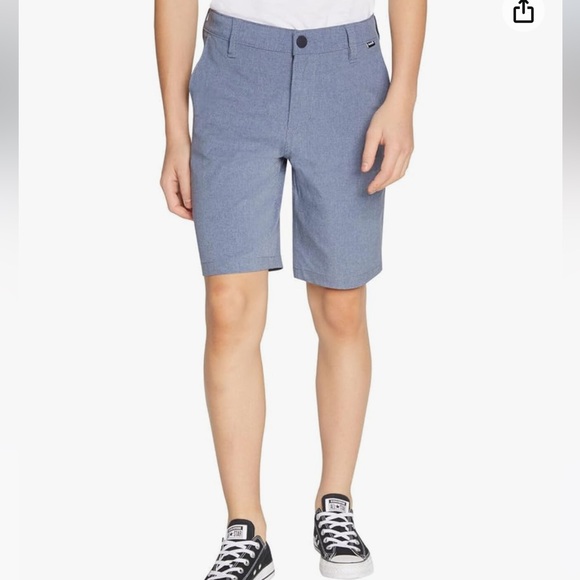 Hurley NWT Youth Hybrid Shorts in Midnight Navy Large 14-16 - Picture 2 of 11